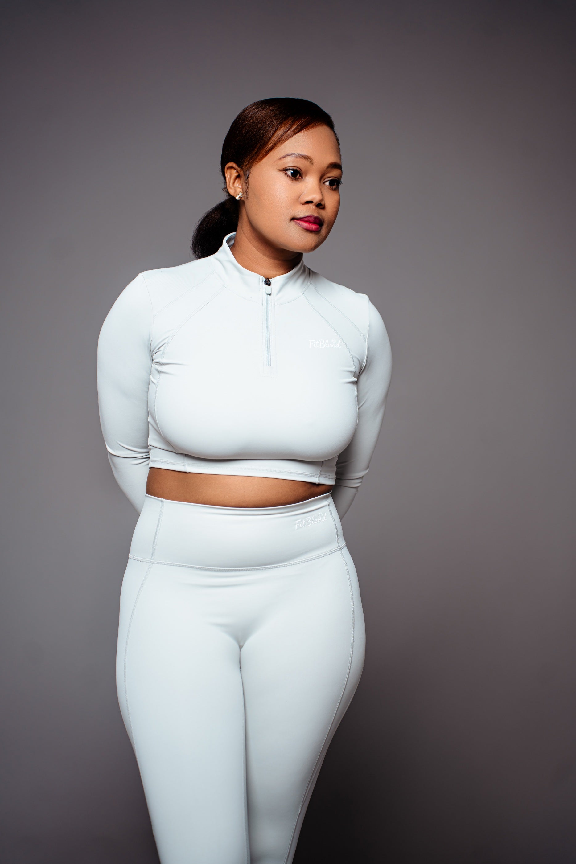 Winter Sculpt Long Sleeve Set – Grey